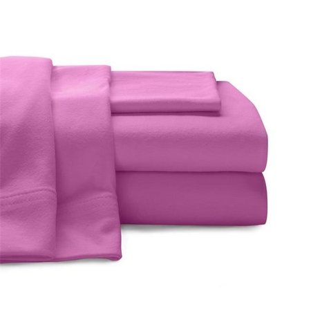 BALTIC LINEN Sobel Westex Super Soft 100-Percent Cotton Jersey Sheet Set  Pink - Queen 3690184900000